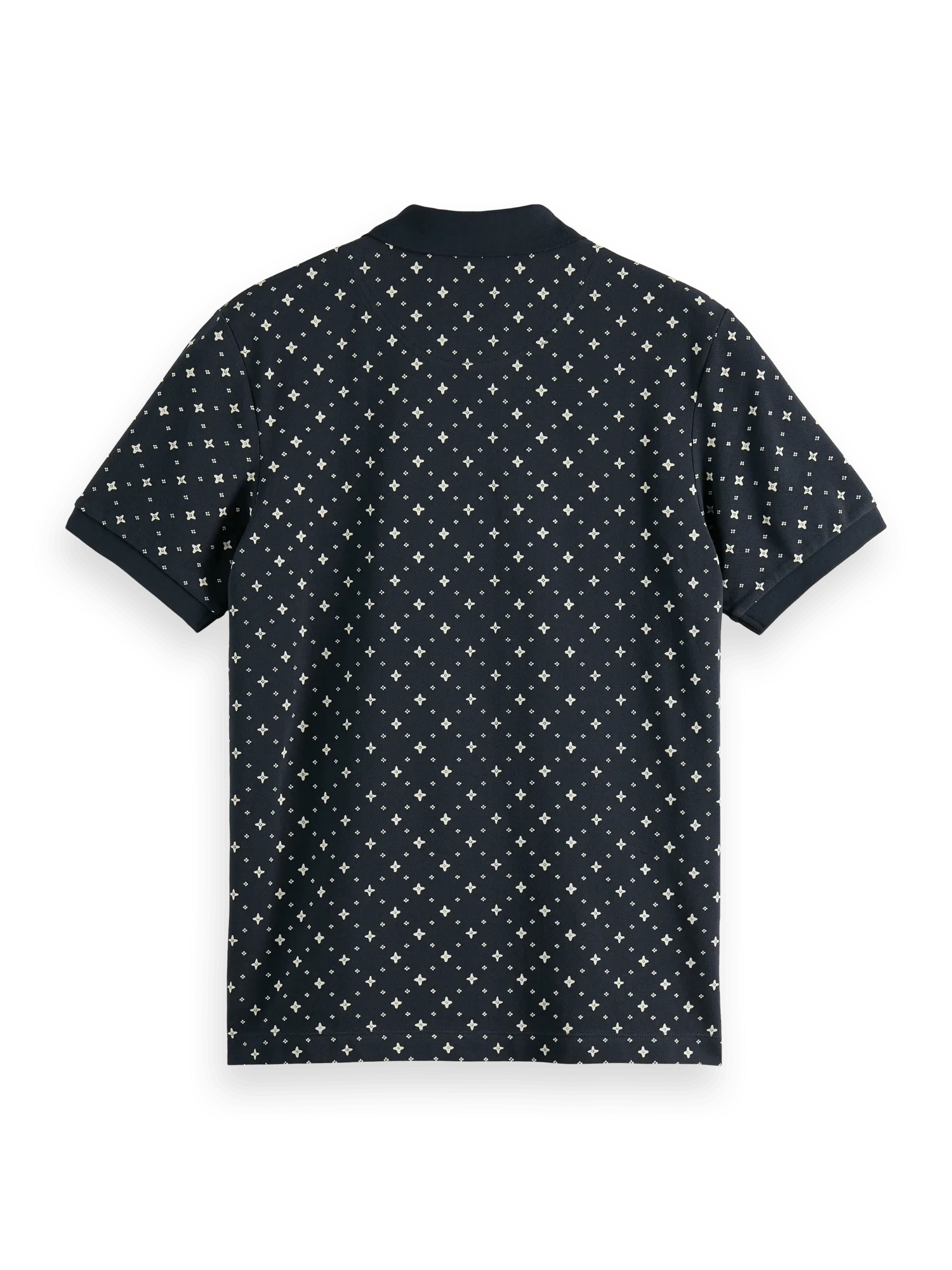 Polo de Piqué Orgánico Printed - ECRU