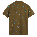 Polo de Piqué Orgánico Printed - ECRU