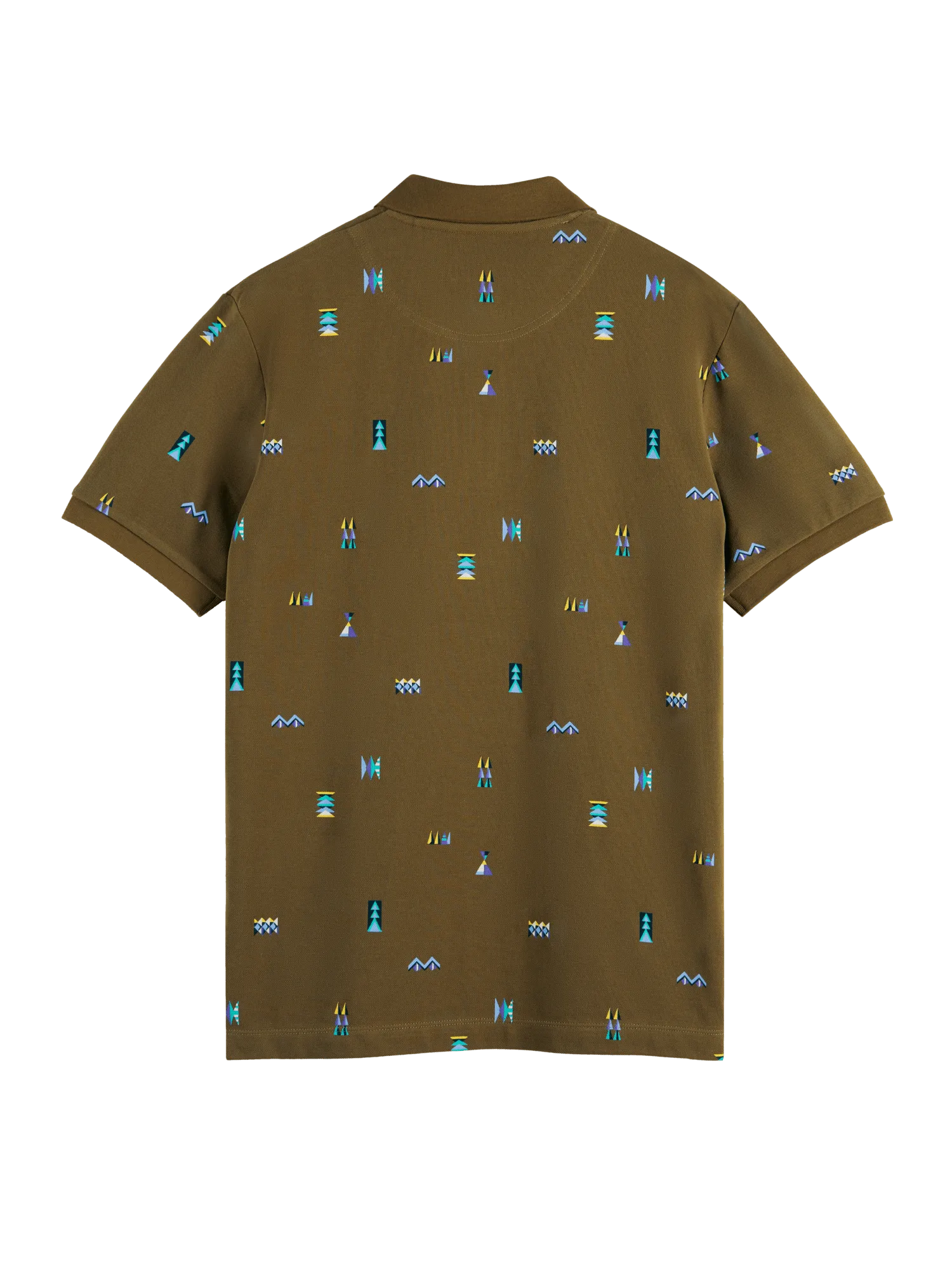 Polo de Piqué Orgánico Printed - ECRU