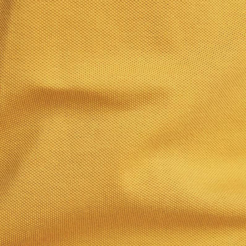 Polo Dunda Slim Stripe Yellow - ECRU