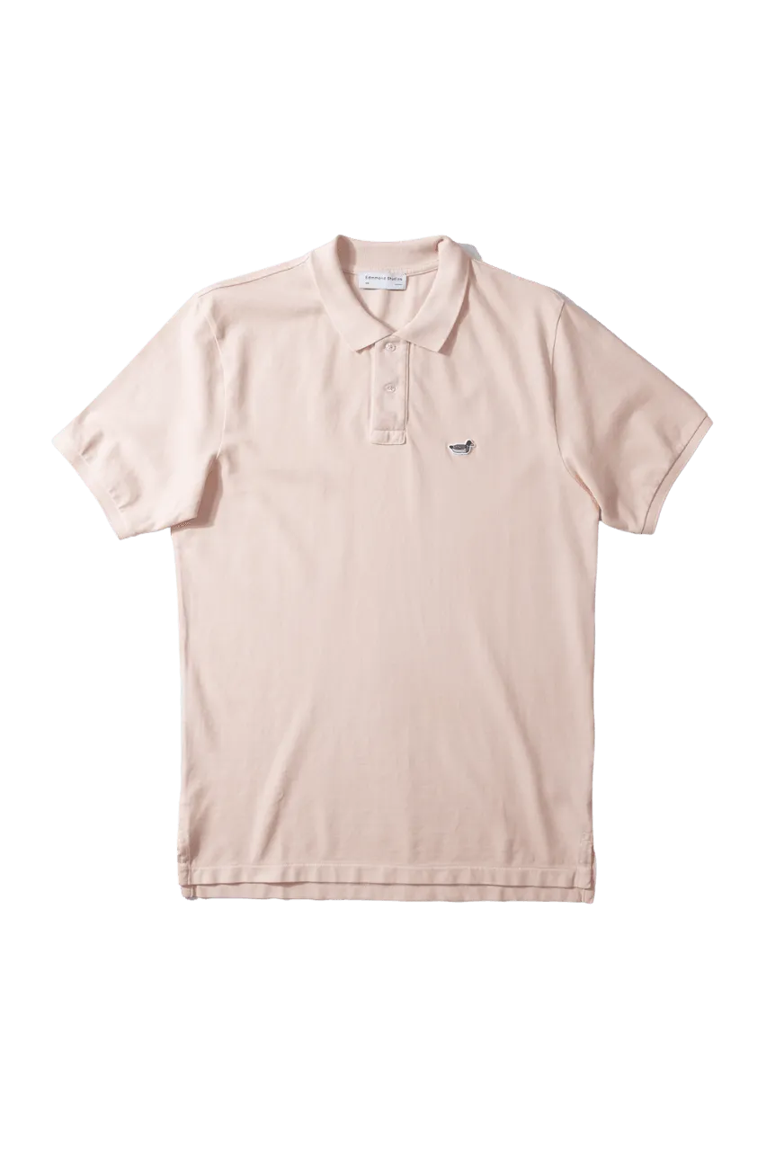Polo Edmmond de Hombre Manga Corta Wilson Plain Pink - ECRU
