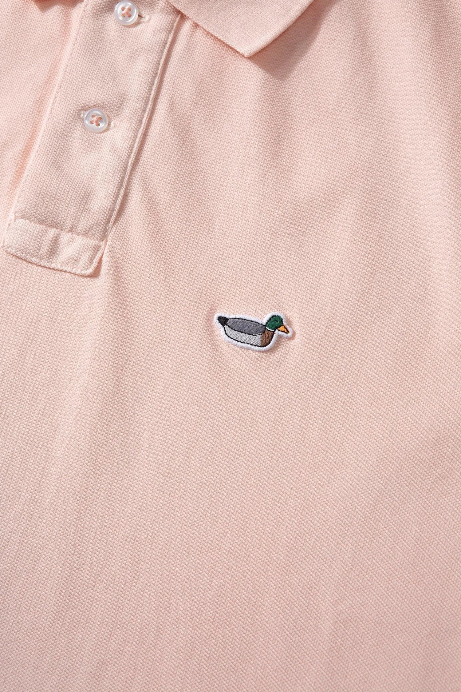 Polo Edmmond de Hombre Manga Corta Wilson Plain Pink - ECRU