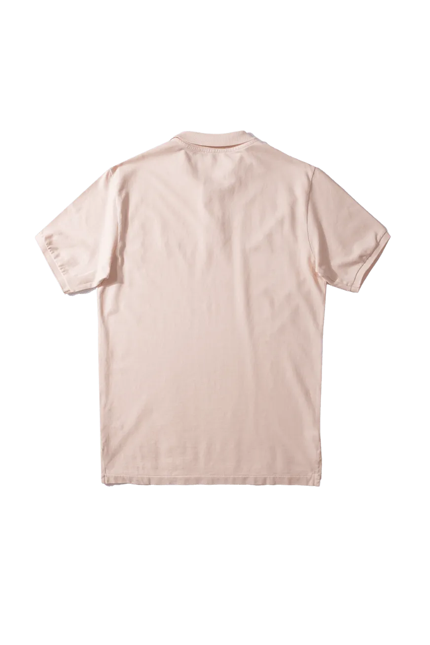 Polo Edmmond de Hombre Manga Corta Wilson Plain Pink - ECRU