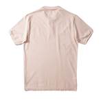 Polo Edmmond de Hombre Manga Corta Wilson Plain Pink - ECRU