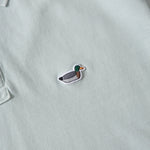 Polo Edmmond de Hombre Manga Corta Wilson Plain Sage - ECRU