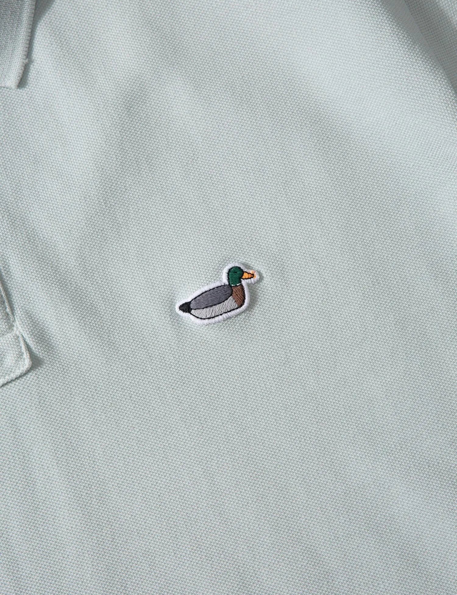 Polo Edmmond de Hombre Manga Corta Wilson Plain Sage - ECRU