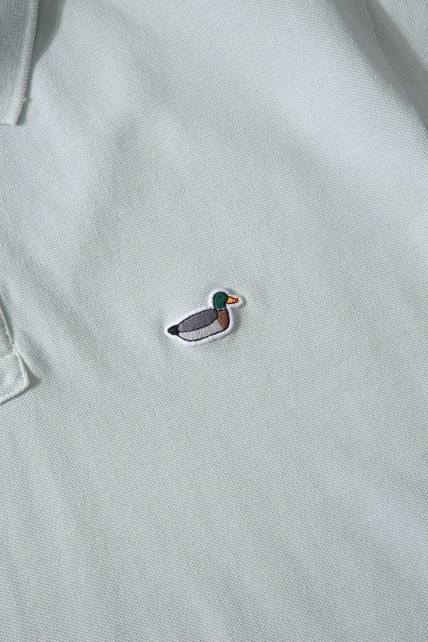 Polo Edmmond de Hombre Manga Corta Wilson Plain Sage - ECRU