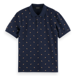 Polo estampado de algodón orgánico - ECRU