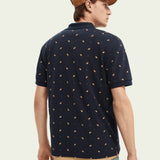 Polo estampado de algodón orgánico - ECRU