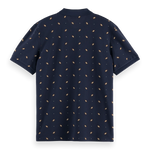 Polo estampado de algodón orgánico - ECRU