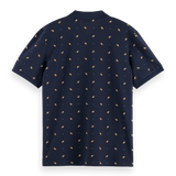 Polo estampado de algodón orgánico - ECRU