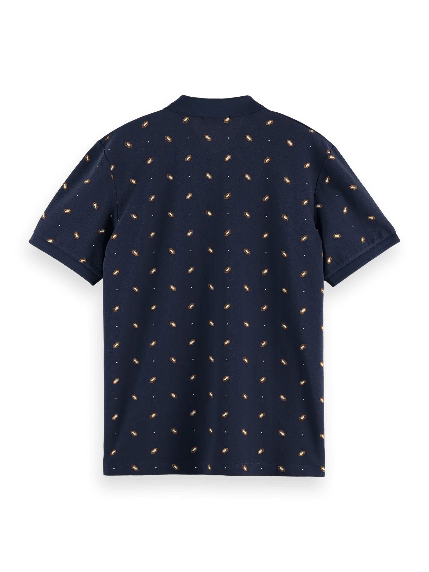 Polo estampado de algodón orgánico - ECRU
