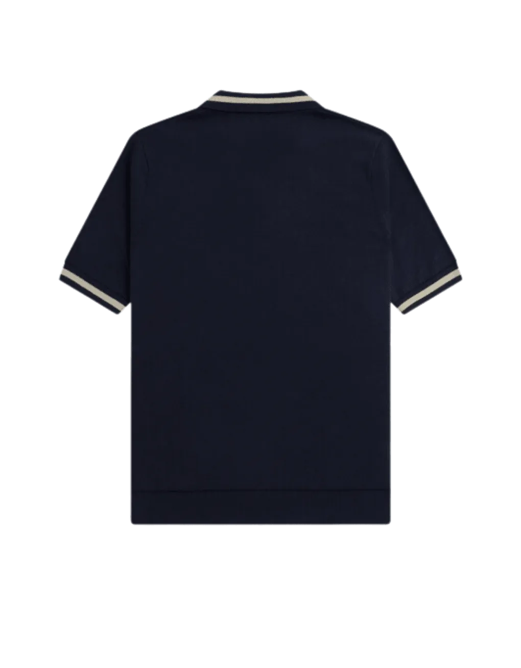 Polo Fred Perry de punto con frente texturizado - ECRU