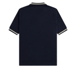 Polo Fred Perry de punto con frente texturizado - ECRU