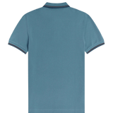 Polo Fred Perry M3600 Ash Blue Aubergine Royal Granite - ECRU
