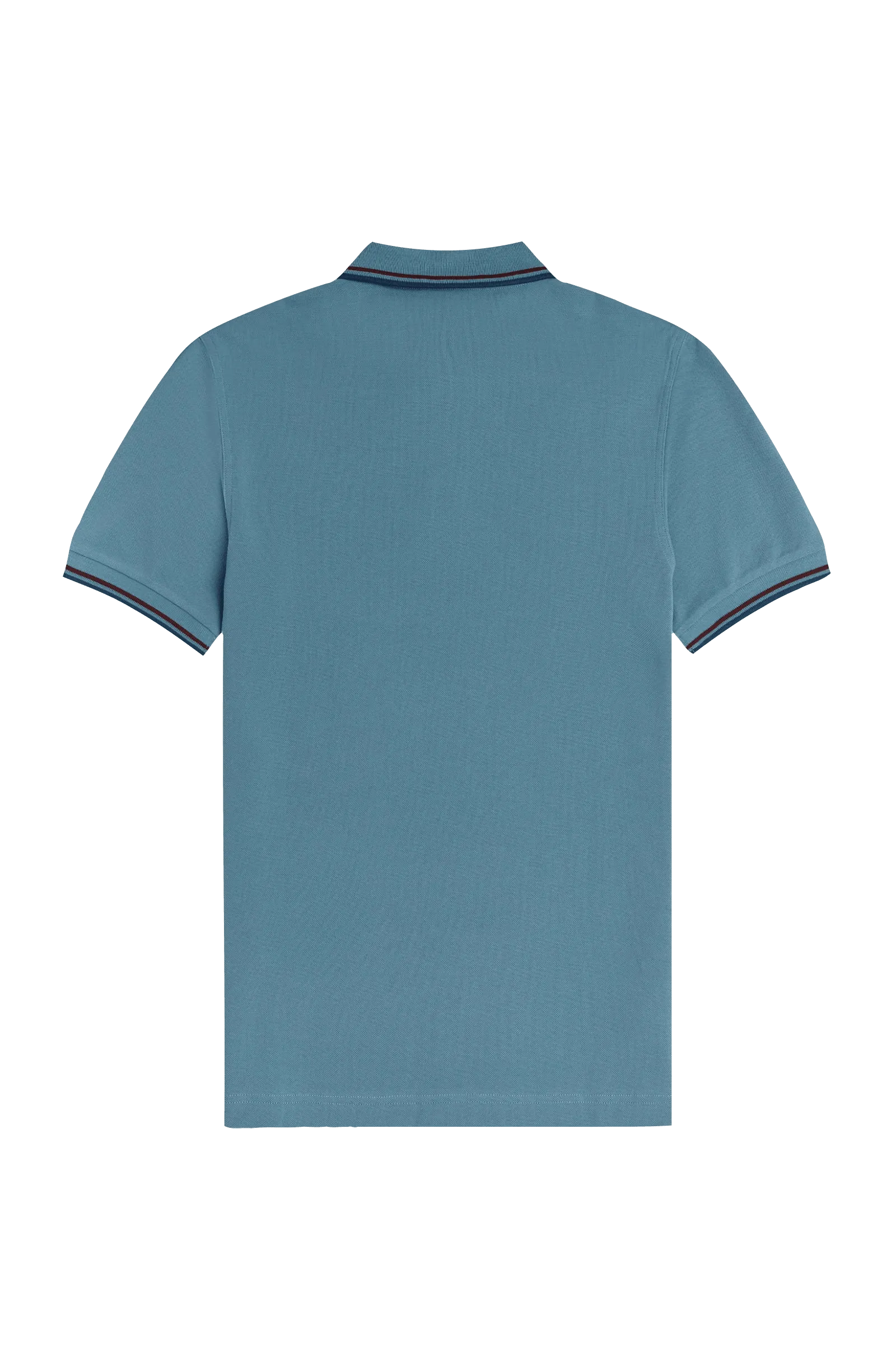 Polo Fred Perry M3600 Ash Blue Aubergine Royal Granite - ECRU