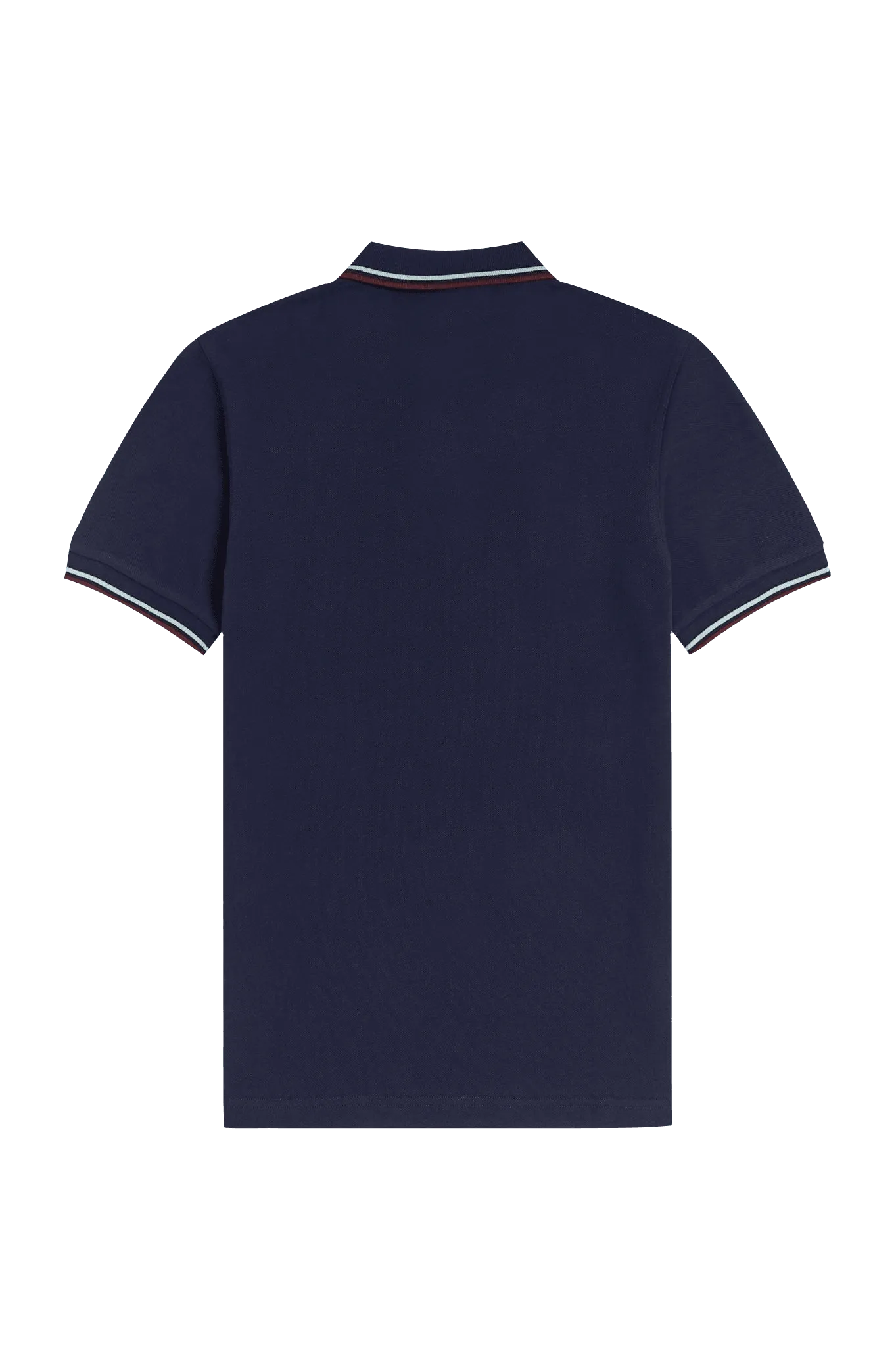 Polo Fred Perry M3600 Carbon Blue Brighton Blue Aubergine - ECRU