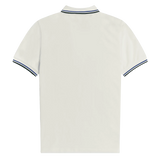 Polo Fred Perry M3600 Snow White 1964 Royal Tartan Green - ECRU