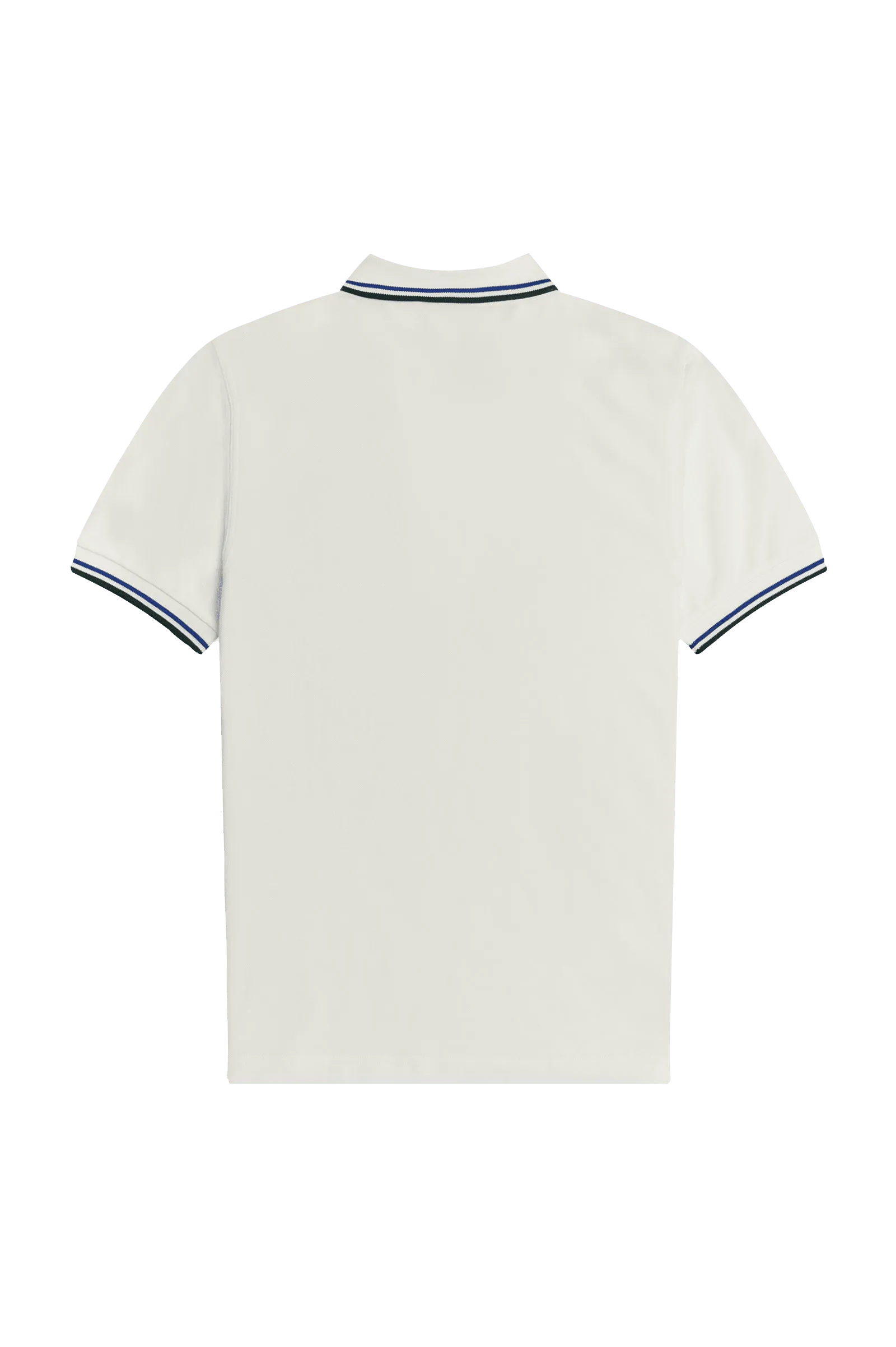 Polo Fred Perry M3600 Snow White 1964 Royal Tartan Green - ECRU