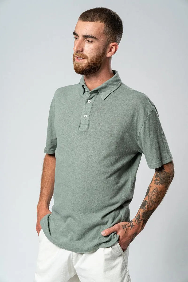 Polo Leão Seagrass - ECRU