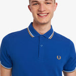 Polo M3600 Azul Medio - ECRU