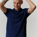 Polo M600 Azul Marino Francés - ECRU