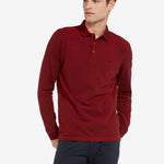 Polo Manga Larga - ECRU