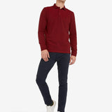 Polo Manga Larga - ECRU