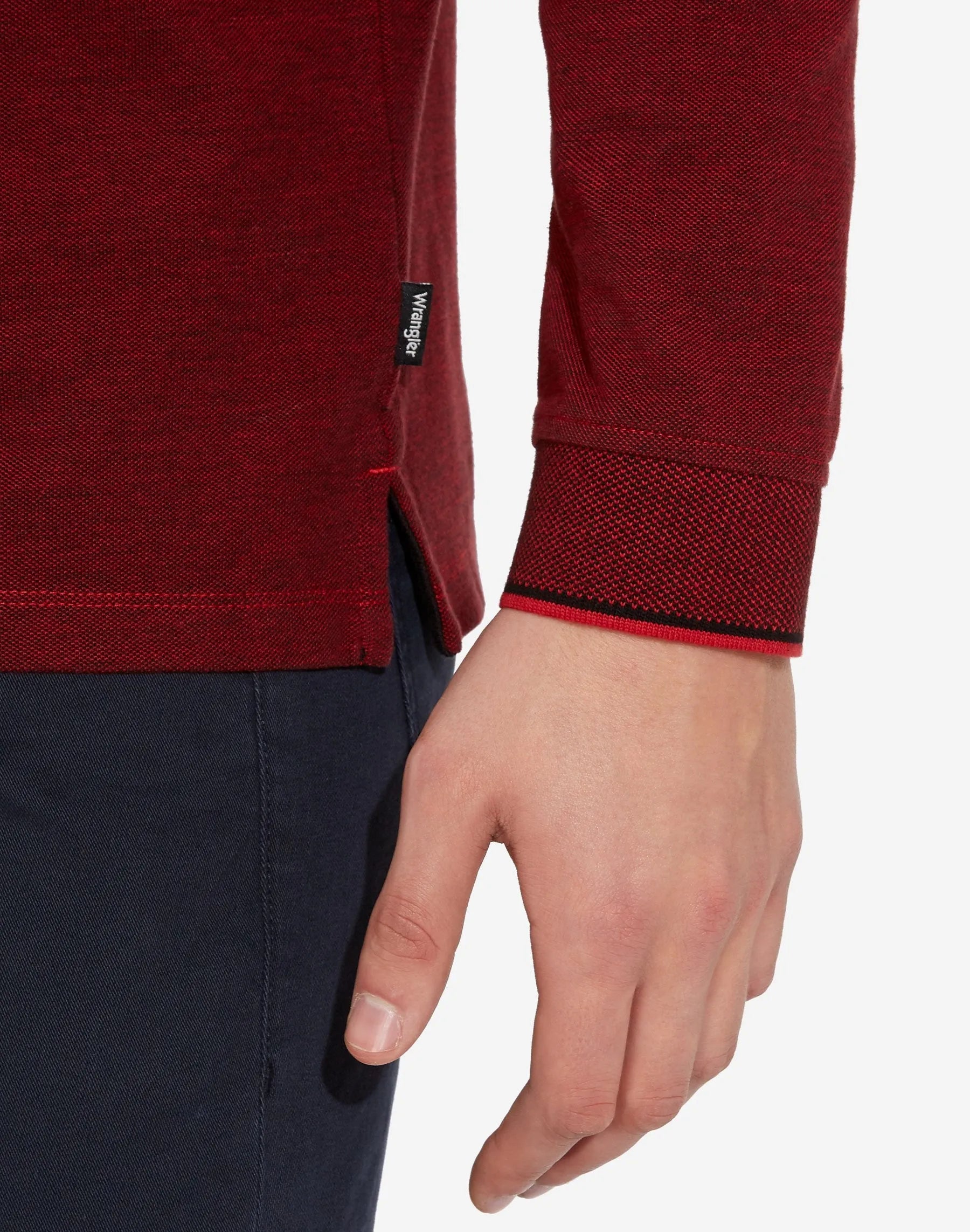 Polo Manga Larga - ECRU