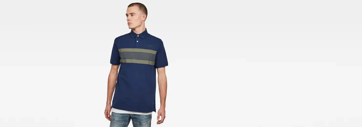 Polo Memula Stripe GR - ECRU