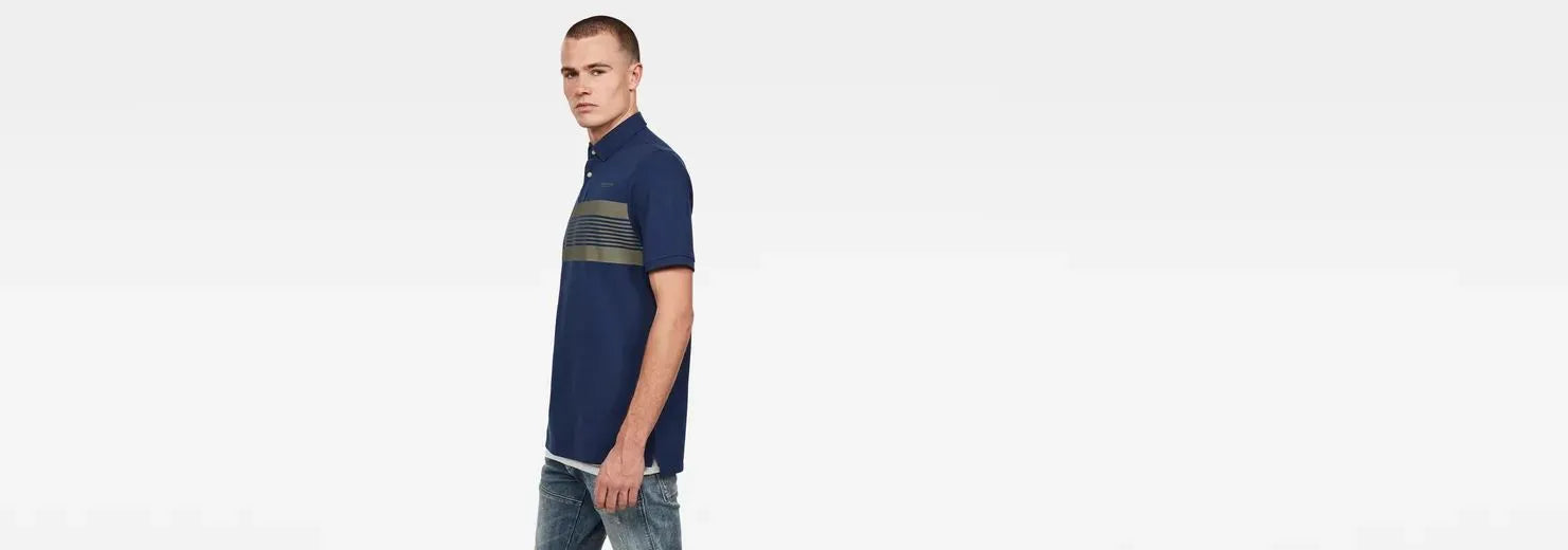 Polo Memula Stripe GR - ECRU
