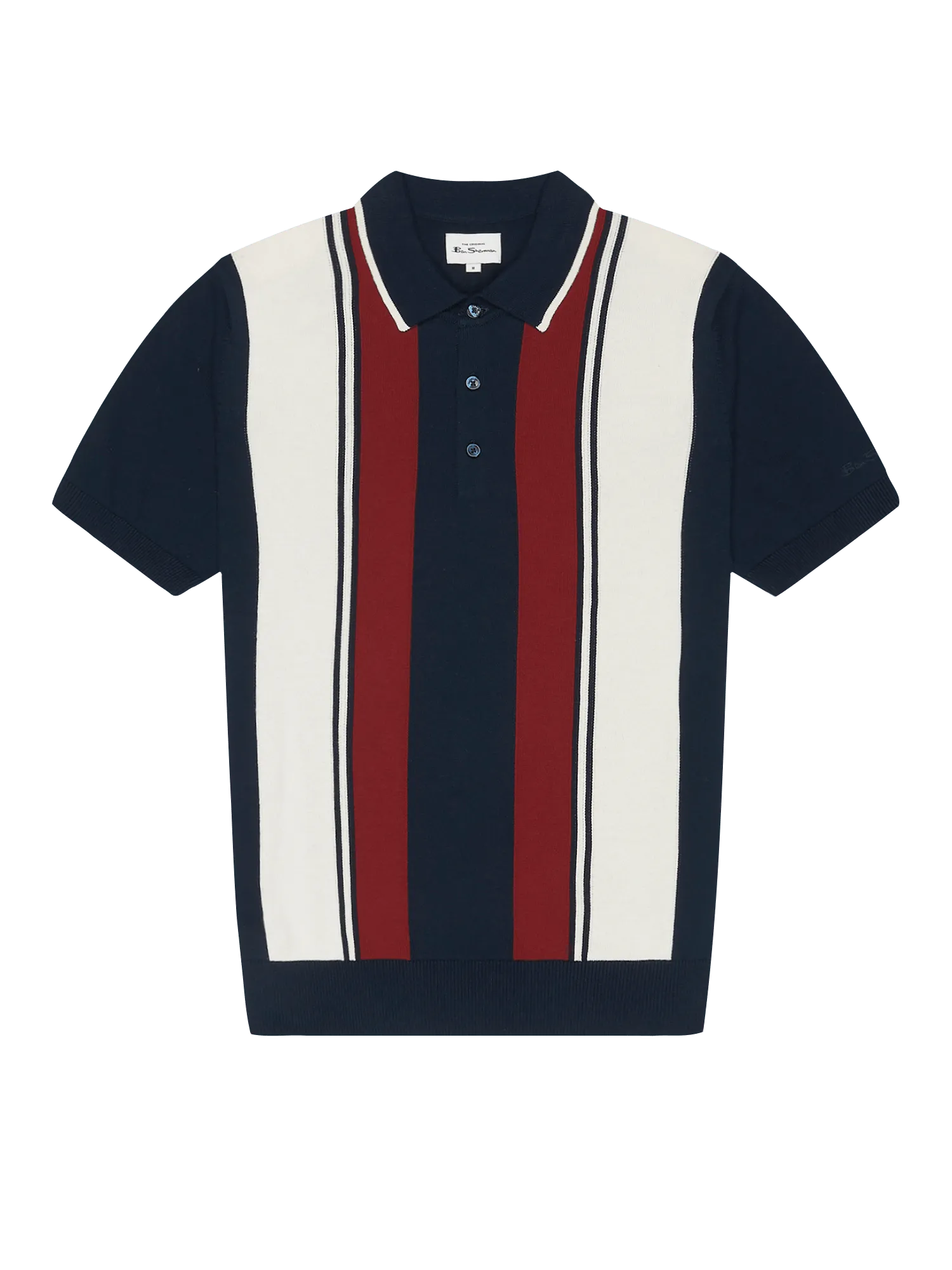 Polo Mod Stripe de Punto - ECRU