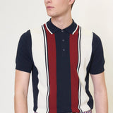 Polo Mod Stripe de Punto - ECRU