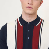 Polo Mod Stripe de Punto - ECRU