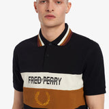 Polo Piqué Contrast Panel - ECRU