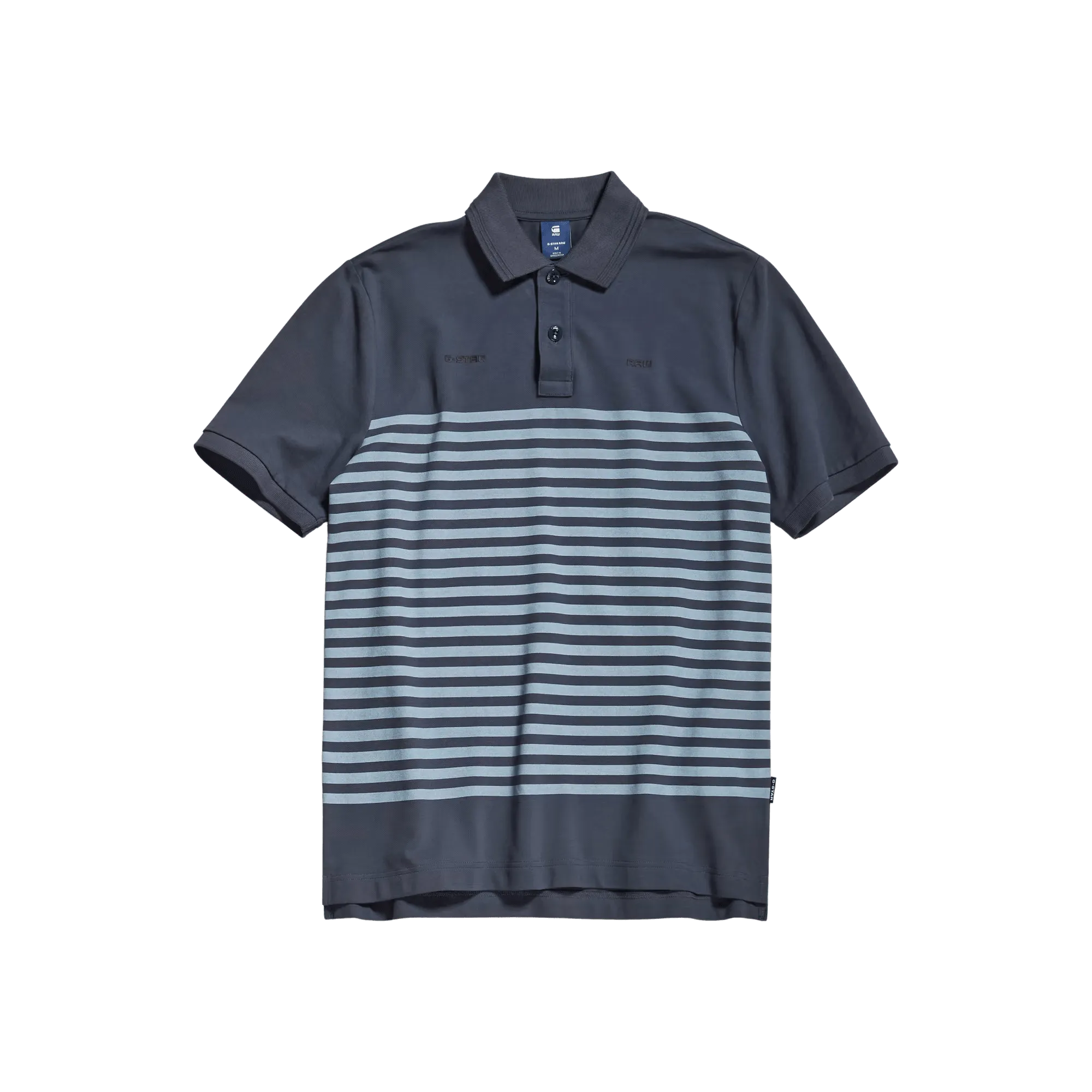 Polo Printed Stripe Fantem Blue Papyrus Stripe - ECRU