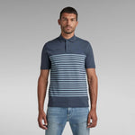 Polo Printed Stripe Fantem Blue Papyrus Stripe - ECRU