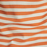 Polo Printed Stripe Papyrus Burned Orange Stripe - ECRU