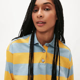 Polo Rayas Algodón - ECRU