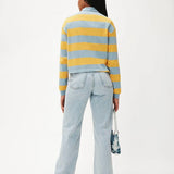 Polo Rayas Algodón - ECRU