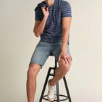 Polo Regular Fit con Textura - ECRU