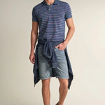 Polo Regular Fit con Textura - ECRU