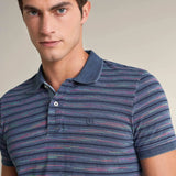 Polo Regular Fit con Textura - ECRU
