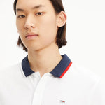 Polo Ribeteado de corte regular - ECRU