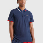 Polo Ribeteado de corte regular - ECRU