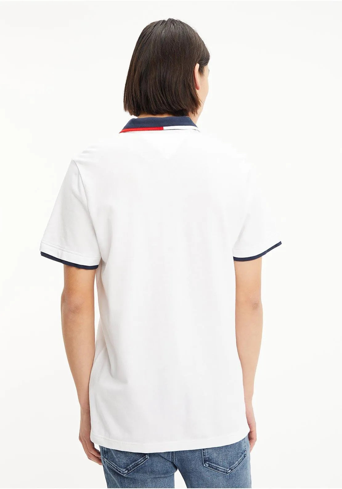 Polo Ribeteado de corte regular - ECRU