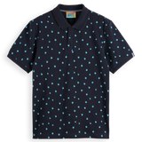 Polo Scotch & Soda Mini Palm Print - ECRU