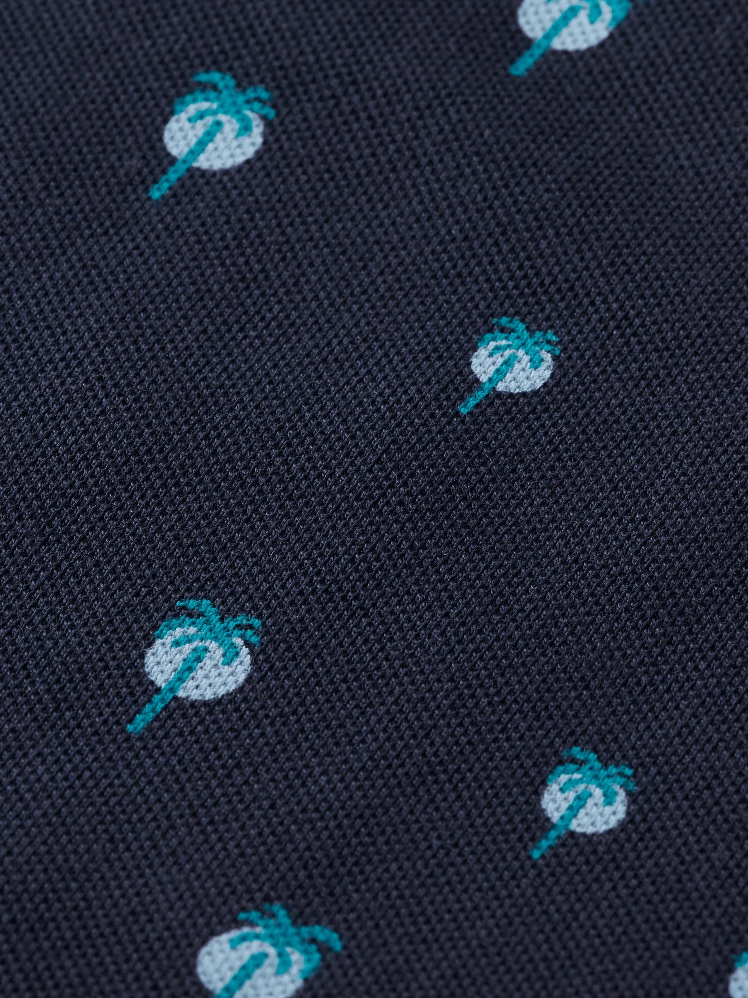 Polo Scotch & Soda Mini Palm Print - ECRU