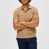 Polo Selected Manga Corta Dante Kelp - ECRU