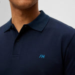 Polo Selected Manga Corta Dante Navy Blazer - ECRU